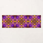 Paarse en gele yogamat (Achterkant (horizontaal))