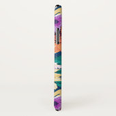 Paarse en gele zomerbloemen collage patroon Case-Mate iPhone case (Achterkant / rechts)