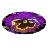 Paarse en gele zonnebloem snijplank (Hoek)