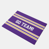 Paarse en Gold Jersey Deurmat (Schuin)