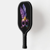 PAARSE EN GOLD MARDI GRAS MASKS & FEATHERS PICKLEBALL PADDLE (Links)
