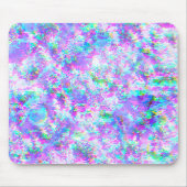 Paarse en golvende glitch muismat (Voorkant)
