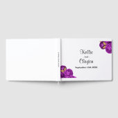 Paarse en goudbekistingsgids gastenboek (Volledig)