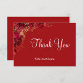 Paarse en goudbloemen (Voorkant / Achterkant)