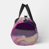 Paarse en gouden Abstracte luxe Plunjezak (Rechts)