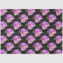 Paarse en gouden bloemserie ontwerp 16