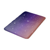 Paarse en gouden bruine hemel badmat (Gekanteld)