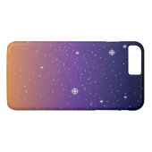 Paarse en gouden bruine hemel Case-Mate iPhone case (Achterkant (Horizontaal))