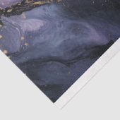 Paarse en gouden decoupage tissuepapier (Detail)