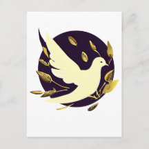 Paarse en Gouden Duif van de Vrede
