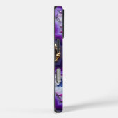 Paarse en gouden edelsteenlagen Case-Mate iPhone case (Achterkant / Rechts)