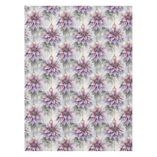 Paarse en gouden elegantie tafelkleed (Voorkant)