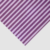 Paarse en gouden folie strepen verjaardagsfeestje tissuepapier (Detail)