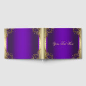 Paarse en gouden gastenboek (Volledig)