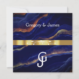 Paarse en gouden geodegedag kaart