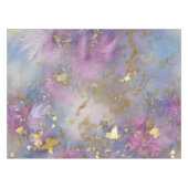 Paarse en gouden Glitter Storm Fantasy Tafelkleed (Voorkant (Horizontaal))