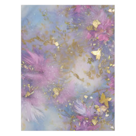 Paarse en gouden Glitter Storm Fantasy Tafelkleed