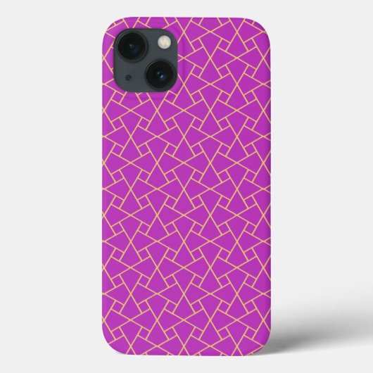 Paarse en gouden islamitische design iPad Case-Mat Case-Mate iPhone Case (Achterkant)
