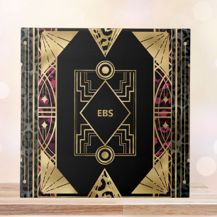 Paarse en gouden kunsten Deco Tegeltje