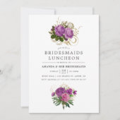 Paarse en gouden Latijnse schrijnwerkerij Kaart (Voorkant)