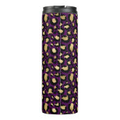 Paarse en gouden luipaard thermosbeker (Achterkant)