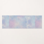 Paarse en gouden marmeren yogamat - Elegant (Voorkant (horizontaal))