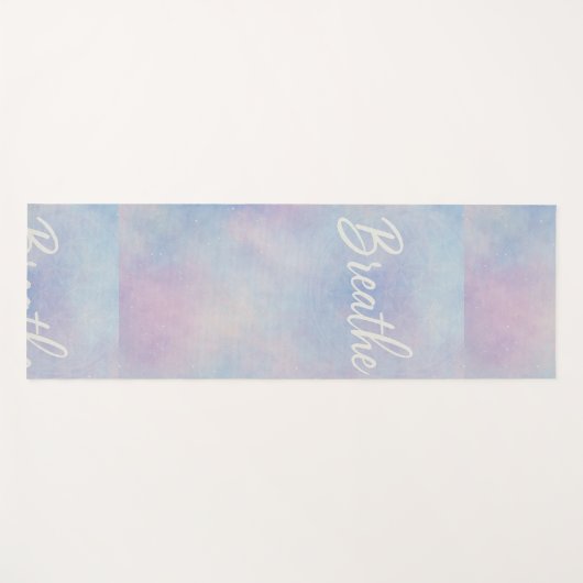 Paarse en gouden marmeren yogamat - Elegant (Voorkant (horizontaal))