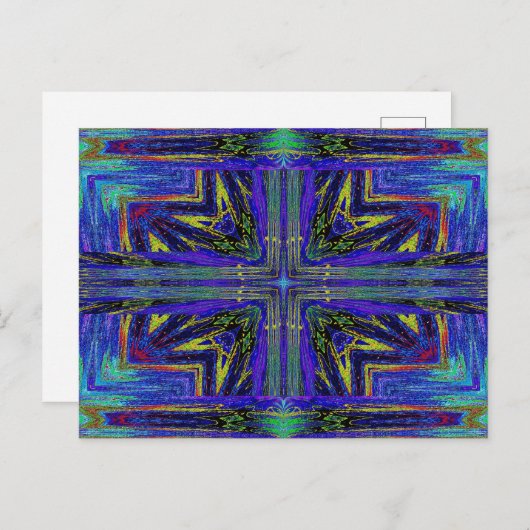 PAARSE EN GOUDEN NASMA 11 BRIEFKAART (Voorkant / Achterkant)