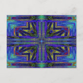 PAARSE EN GOUDEN NASMA 11 BRIEFKAART (Voorkant)