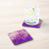 Paarse en gouden Onderzetter Set (Rechterzijde)