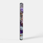 Paarse en gouden reus Rozen iPhone 15 Case (Rechterkant)