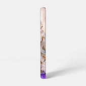 Paarse en gouden reus Rozen Samsung Galaxy Hoesje (Linkerkant)