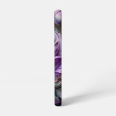 Paarse en gouden reus Rozen Samsung Galaxy Hoesje (Linkerkant)