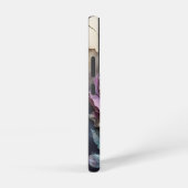 Paarse en gouden reus Rozen Samsung Galaxy Hoesje (Rechterkant)