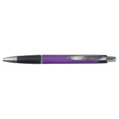 Paarse en gouden schoolkleuren pen (Achterkant)