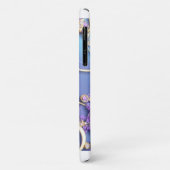 Paarse en Gouden Sierontwerp Case-Mate iPhone Case (Achterkant/links)
