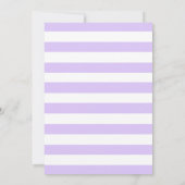 Paarse en gouden Spa Sleepover verjaardagsfeest Kaart (Achterkant)