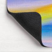 Paarse en Gouden Straal Abstract Muismat (Hoek)