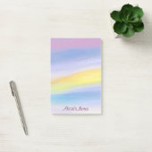 Paarse en Gouden Straal Moderne Abstracte Kunst Post-it® Notes (Kantoor)