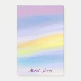 Paarse en Gouden Straal Moderne Abstracte Kunst Post-it® Notes