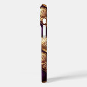 PAARSE EN GOUDEN VALENTIJN HOUDEN VAN HARTEN Case-Mate iPhone CASE (Achterkant / Links)