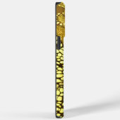 Paarse en Gouden Vlinder Persoonlijke Naam Case-Mate iPhone Case (Achterkant / Rechts)