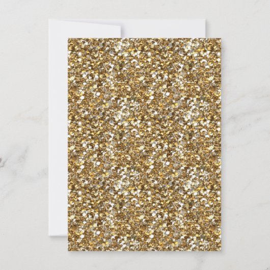 Paarse en gouden Vrijgezellenfeest Kaart (Achterkant)