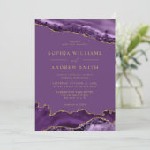 Paarse en gouden weddenschappen kaart (Staand voorkant)