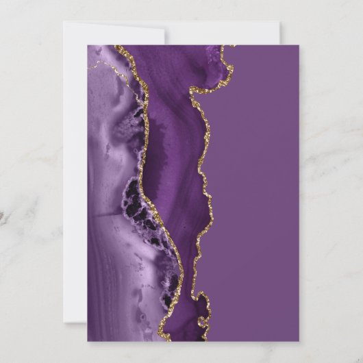 Paarse en gouden weddenschappen kaart (Achterkant)