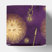 Paarse en gouden wizard bedankdoosjes (Bovenkant)