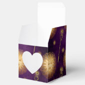 Paarse en gouden wizard bedankdoosjes (Geopend)