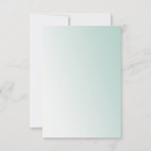 Paarse en gouden zeemeermin Verjaardag onder het Z Bedankkaart (Achterkant)