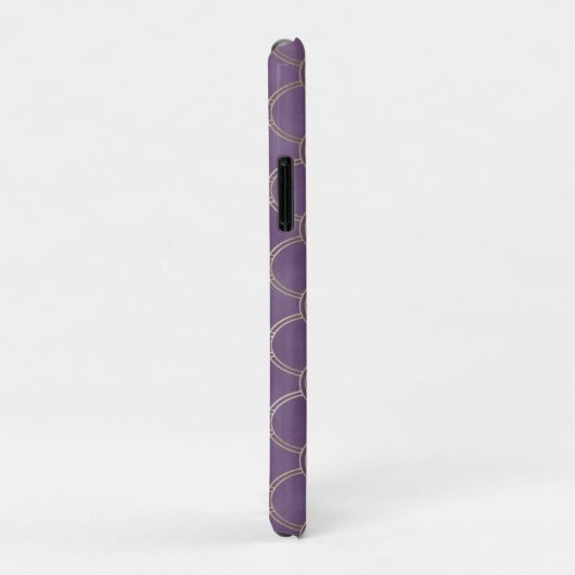 Paarse en goudhoudende olierampen Case-Mate iPhone case (Achterkant/rechts)