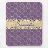 Paarse en goudhoudende olierampen muismat (Voorkant)